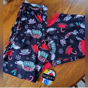 Friends Christmas pj set small central perk Snowflake candy cane *no tag…